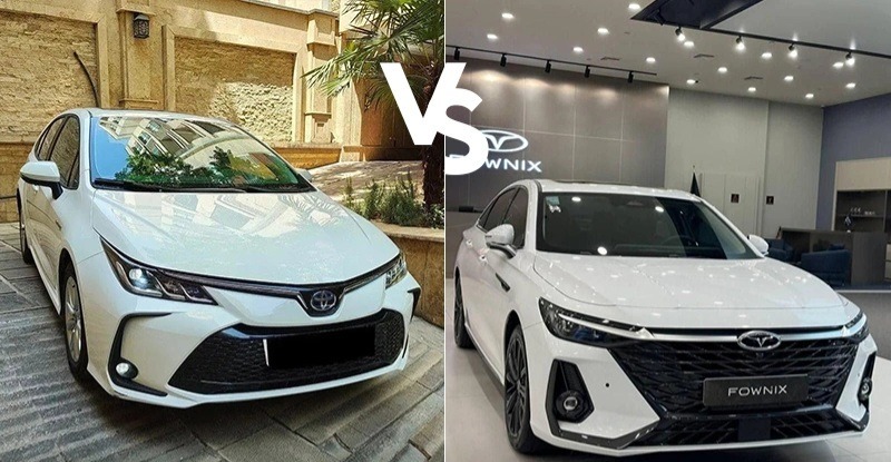 مقایسه آریزو ۸ با تویوتا کرولا توربو ۲۰۲۴ | کدام را بخریم؟