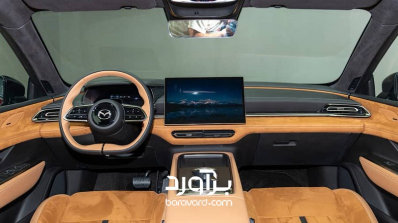 فضای داخلی مزدا EZ-6 با نمایشگر بزرگ