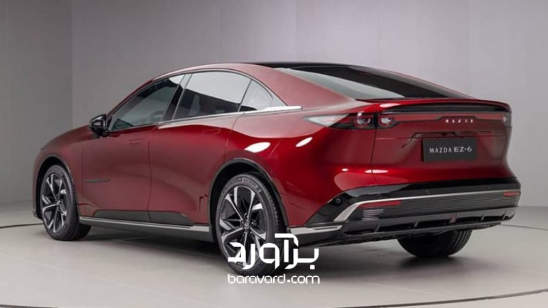 نمای عقب زدا EZ-6 با چراغ هایی باریک و کشیده