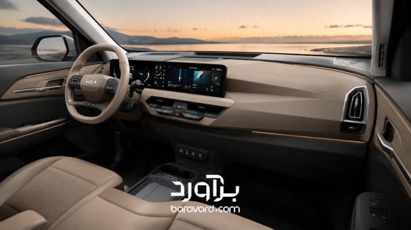 امکانات رفاهی کیا EV5 تیپ ۵۳۰