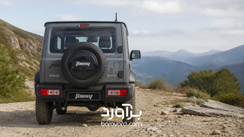 نمای عقب سوزوکی جیمنی