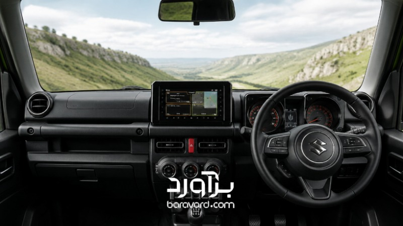 نمای داخل کابین سوزوکی جیمنی